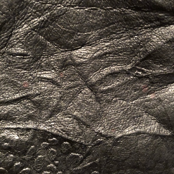 Vintage Black Leather Vest - Picture 3 of 5